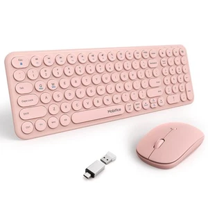 Wireless Keyboard and Mouse Combo 2.4GHz USB Ultra-Thin Cute Cordless Compact... - Picture 1 of 9
