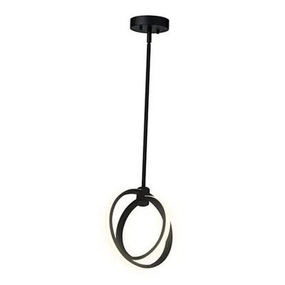  Jaiya Orb LED Pendant - Dimmable 1150 Lumens 3000K - 20W Pendant Matte Black - Image 1 of 4