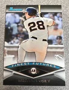 BUSTER POSEY Giants 2011 Bowman Finest Futures #FF2 HOF MLB Catcher - Picture 1 of 1