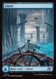 4x Foil Aetherdrift Full Art Island, Full Art Land, Full Art Island, 4 Pack, 273 - Picture 1 of 1