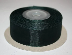 Stampin Up Retired FOREST GREEN ORGANDY RIBBON 18 yards 7/8" RARE HTF - Picture 1 of 1