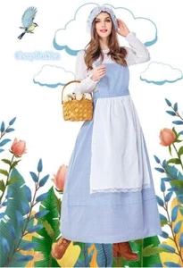 W-A1-2 Pioneer Woman Prairie Pilgrim Olden Day Colonial Victorian Costume - Picture 1 of 5