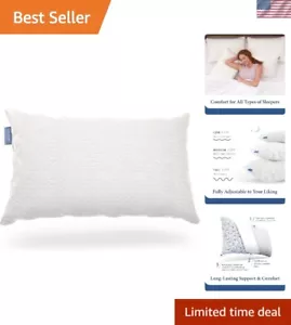 Luxury Rayon Derived from Bamboo Shredded Memory Foam Pillow - Adjustable & R... - Picture 1 of 8