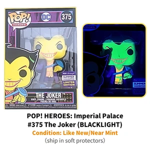 Funko POP Heroes Blacklight Imperial Palace #375 The Joker Limited con protector - Imagen 1 de 20