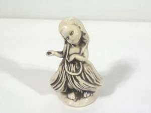 Ceramic Miniature Hula Dancer Hawaii Vintage Hawaiian Polynesian Tropical - Picture 1 of 7