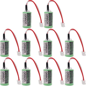 10-Pack CJ1W-BAT01 3V Li-ion Battery Replacement FOR OMRON CP1H CP1L CR14250SE-R - Picture 1 of 5