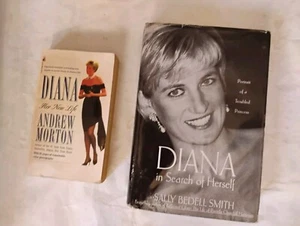 2 Princess Diana Hardcover 1999 First Edition, Soft Cover 1995 10th Printing - Picture 1 of 7