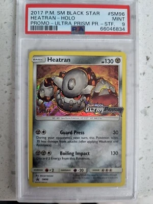Heatran - Black Star Staff Promo - Forbidden Light Psa 9 - Image 1 of 2
