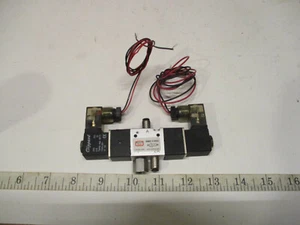 CLIPPARD #10-32 3-Way Double Solenoid Valve, 24 VDC DIN MME-31NEE-D012 - Picture 1 of 6