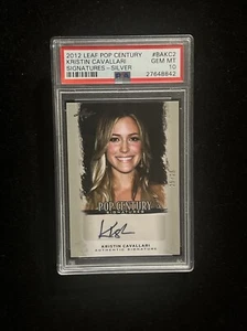 2012 Foglia Pop Century PSA Graded GEM MT 10 autografata Kristin Cavallari POP 1/1 - Foto 1 di 9
