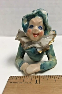 Estatuilla de porcelana vintage japonesa Export Boy - Imagen 1 de 10