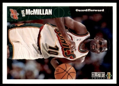 1996-97 Upper Deck Nate McMillan B Basketball Cards #143 - Image 1 of 2