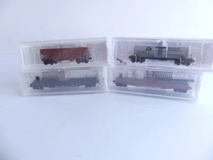 (1) MICRO-TRAINS SET MIT 4 WAGEN VERSCHIEDENE AMERIKANISCHE TYPEN VERSCHIEDENE - Bild 1 von 6
