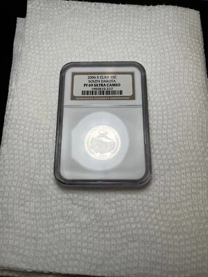 2006 S State Quarter PF69 Ultra Cameo South Dakota NGC Certified - Image 1 of 4