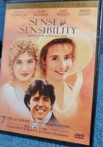 Sense and Sensibility DVD, 1995, Hugh Grant, Kate Winslet, Alan Rickman, New - Picture 1 of 2