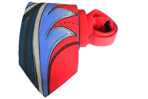 ROBERT DASKAL MEN'S TIE RED/FLORAL WIDTH: 4" LENGTH: 57" - Picture 1 of 3