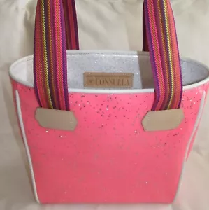 Bolso de hombro clásico de verano grande brillante rosa neón Consuela - Imagen 1 de 9