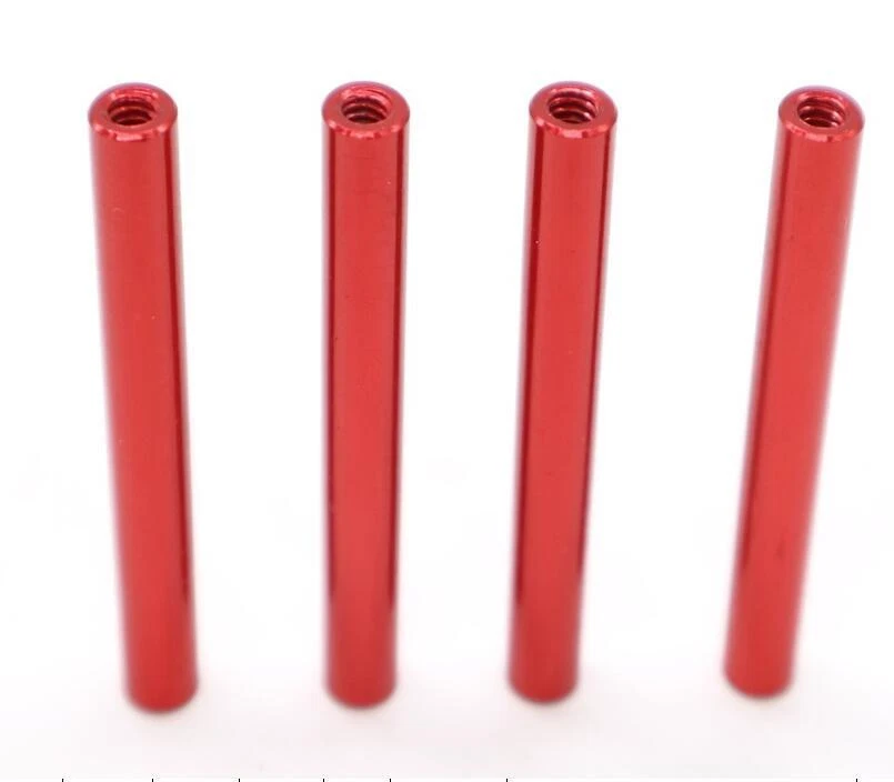 4pcs M3 3mm Anodized Aluminum Spacer Standoff 21/27/32.3/35mm For RC FPV Drone - Image 1 of 1
