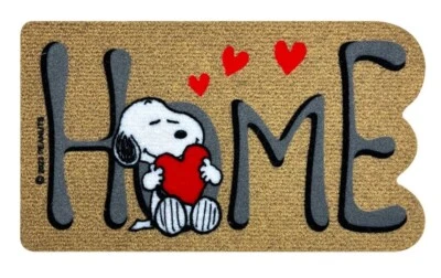 IL GRUPPONE Peanuts Fussmatte/Fussabstreifer Snoopy Home with HeartsTürmatte 67x38cm