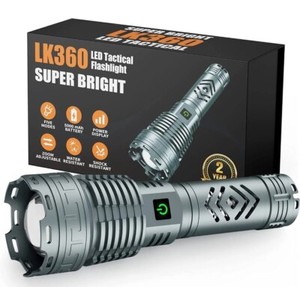 Rechargeable LED Flashlights High Lumens 180000 Super Bright Tactical Waterproof