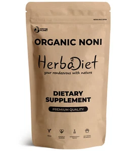 USDA Organic Noni Fruit Powder Morinda Citrifolia Antioxidant Energy Booster - Picture 1 of 3