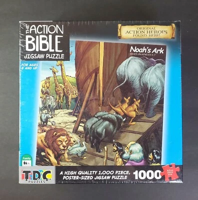Rompecabezas Bíblico Arca de Noé 1000 piezas NUEVO Hecho en EE. UU. Foto 1 de 3
