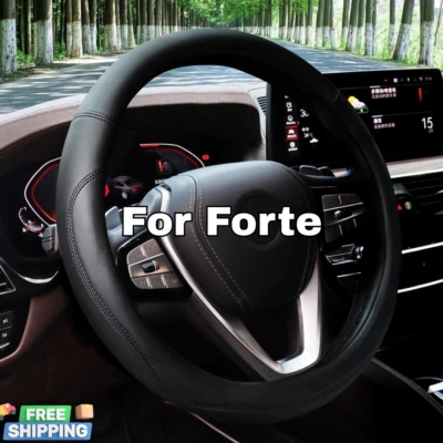 Premium Quality Car Steering Wheel Cover for Kia Forte 2010-2024  14.5-15 inches - Image 1 of 4