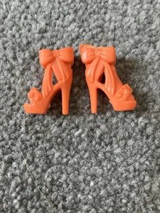 Barbie Orange High Heel Sandals Platform Shoes - Picture 1 of 1