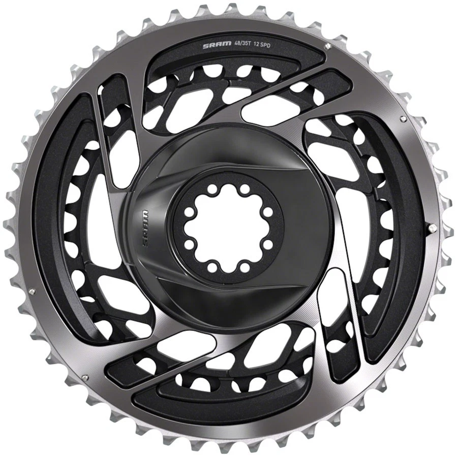 SRAM Red AXS Direct-Mount 50/37t 2x12 speed Chainring Set, Polar Gray - Image 1 of 2