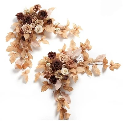 Ling's Moment Sweetheart Настольные Цветы, Ржавчина и Сепия Цветочные Свадебные Сваги, 2 шт. - Изображение 1 из 4