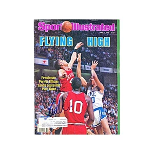 Pervis Ellison Autografato Firmato Aprile 1986 Sports Illustrated (JSA COA) - Foto 1 di 3