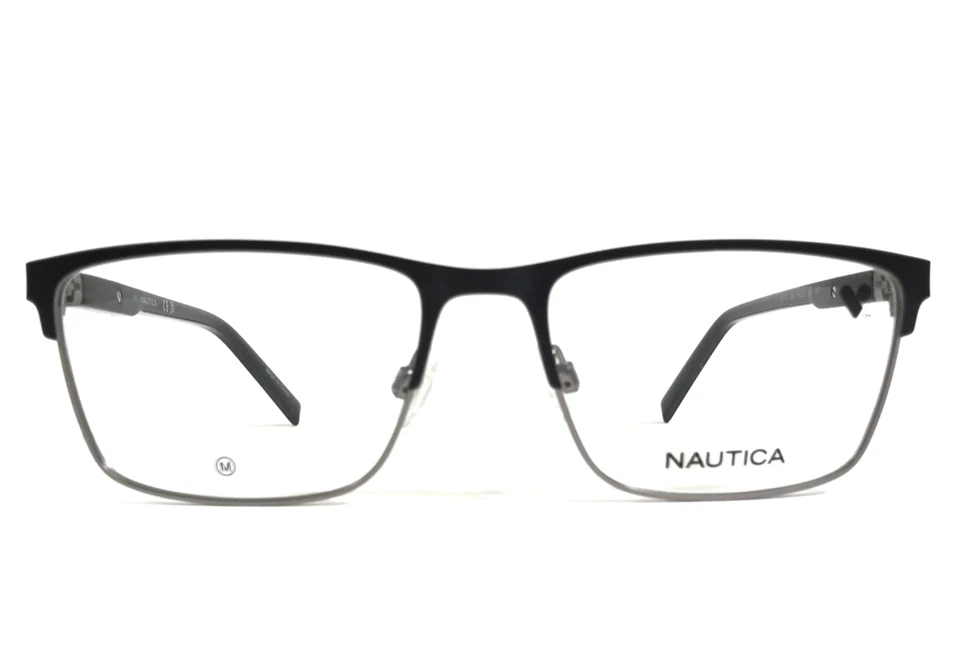 Monturas para gafas Nautica N7335 005 negro mate Gunmetal cuadrado 54-17-145 Foto 1 de 4