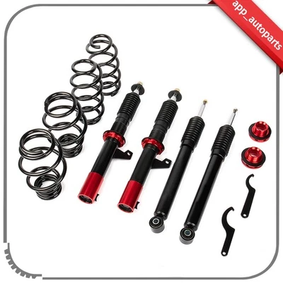 Full Coilovers Kit Coil Springs Suspension Struts For VW Jetta Golf GTI R MK6 Foto 1 de 4