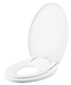 Little2Big Toilettensitz mit integriertem Kleinkind Töpfchentrainingssitz, langsames Schließen - Bild 1 von 5