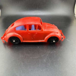 1960s Volkswagen Beetle / Bug Processed Plastics Made in USA TOY CAR 📦 - Picture 1 of 5
