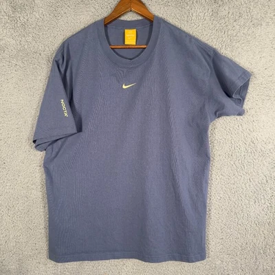 Camiseta Nike NOCTA Azul Para Hombre Talla Grande Algodón Bordado Swoosh HM5774 Foto 1 de 4
