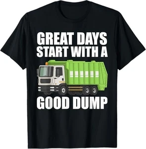 NEW! Funny Garbage Truck Design Best Gift Idea Tee T-Shirt S-3XL - Picture 1 of 1