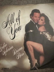Julio Iglesias and Diana Ross-All Of You (7” Single 1984) - Picture 1 of 2
