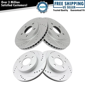 Drilled Brake Rotor Set Fits Chevrolet Camaro Firebird - Picture 1 of 9
