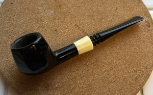 Medico Onyx Synthetic Tabakpfeife Brylon Vintage Schwarz - Bild 1 von 12