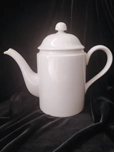 Große Teekanne Keramik weiß - Bild 1 von 5