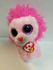 Ty Beanie Boos ❤️ FLAUSCHIG The Pink and White 6" Valentines Lion NEU NEU MIT ETIKETT - Bild 1 von 3