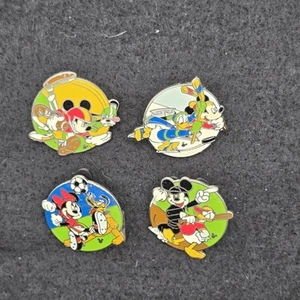 Disney Cast Lanyard Trading Pin Sports Duos Lot of 4 - Picture 1 of 9