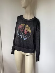 T-shirt Wallflower Peace segno della pace in perfette condizioni natura grande - Foto 1 di 4