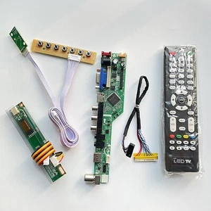 TV+HDMI+VGA+USB LCD LED Controller Board kit for QD15TL04/QD15TL02 1280X800 WXGA - Picture 1 of 6
