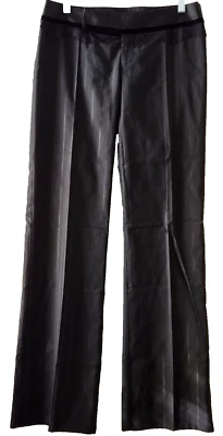 Nanette Lepore Black Tux Formal Career Pants Lacey Waist size 8 (E5) - Image 1 of 4