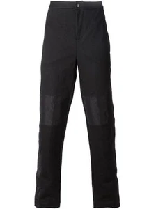 NEW T by ALEXANDER WANG Black Cotton Blend TRACK Pantalones XS W-28" - Imagen 1 de 11