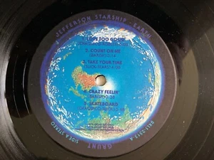 ++ RECORD ONLY! NO COVER! ++ Jefferson Starship EARTH Original 1978 Grunt VG++ - Imagen 1 de 4
