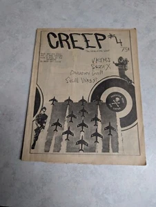 Creep Magazin #4 1980 Punk Rock SF Underground Zine - Bild 1 von 3