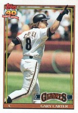 2015 Topps Cardboard Icons 5x7 Gary Carter #310 Gary Carter Red Near Mint